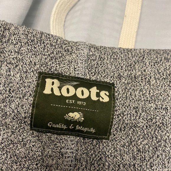 Roots Original Boyfriend Salt & Pepper Sweatpants - Picture 2 of 5